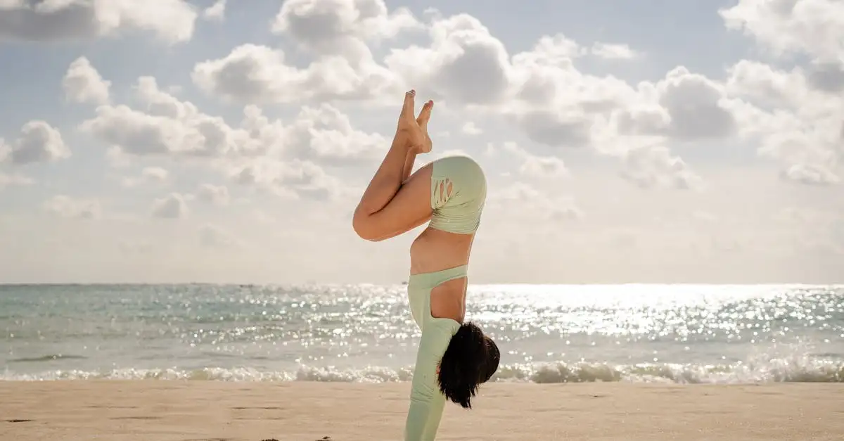 Aero Yoga: Schwebende Übungen für mehr Flexibilität und