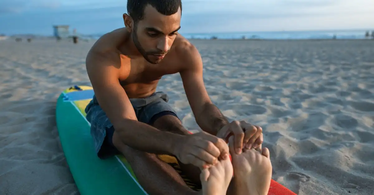 Surf und Yoga: Balance finden am Meer